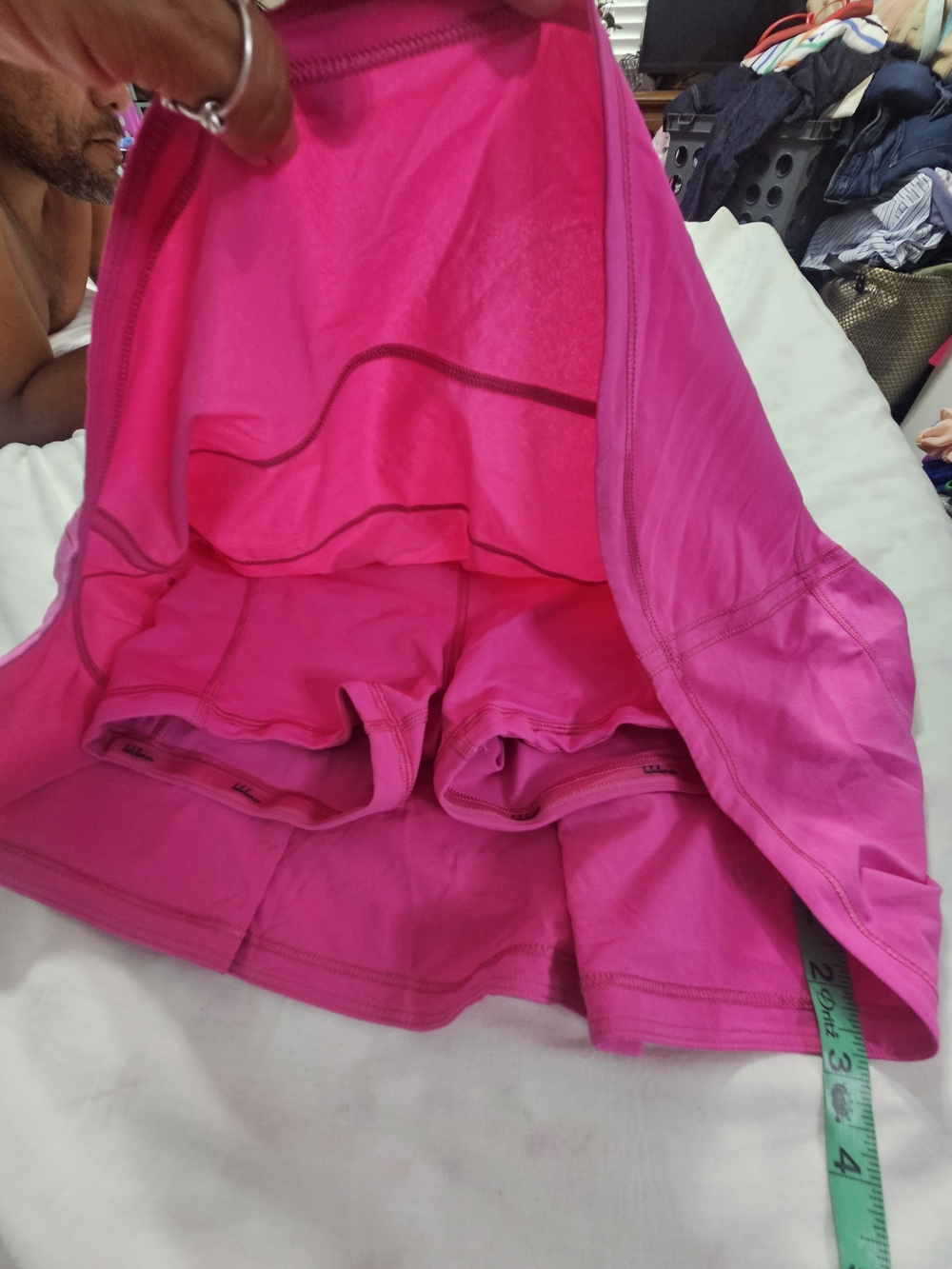 lululemon athletica Hot Pink Athletic Skirt Skort Under 4 Tall - Picture 7 of 10